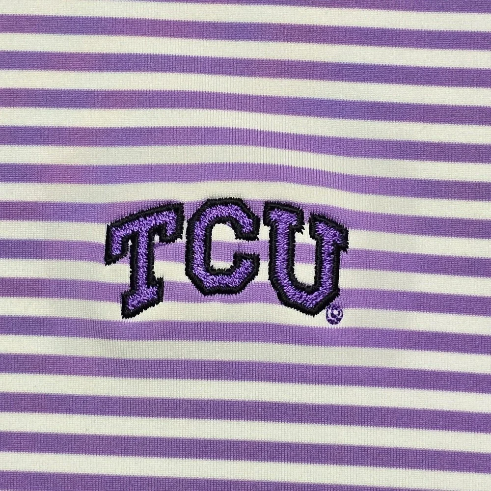 Vineyard Vines Performance TCU Texas Christian Polo Gameday Shirt Mens‎ 2XL